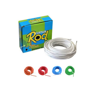 CURTAIN WIRE WHITE RED BLUE GREEN ORANGE