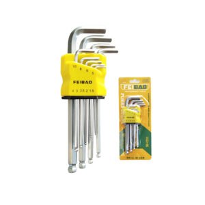 FEIBAO ALLEN KEY HEX KEY (1.5 - 10) mm 9PCS - F17 - 888